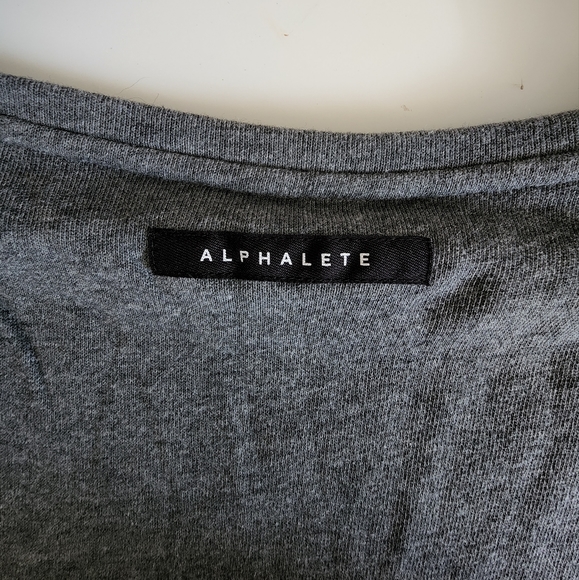 ALPHALETE- Men's XL Distressed Pullover Sweater - Picture 3 of 4